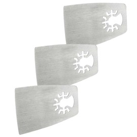 MaxLLTo Replacement for Versa Tool AB3N-D 52mm Flat Cut Stainless Steel Scraper Fits for Fein Multimaster Dremel Bosch Craftsman Ridgid Oscillating Tools, 3 pack