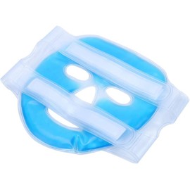 Máscara Facial Reutilizable, Mascara de Gel con FríO Caliente para Alivio de Fatiga MáScara de Sueño de Cara Completa, Paquete de Hielo Facial de Enfriamiento de Calidad Superior
