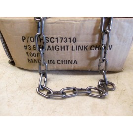 Unbranded/Generic 100 Feet of # 3 Straight Link Chain Trapping Traps Raccoon