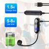 Wireless Headset Microphone Double Mic: UHF Mics Head for Two