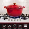 MÜELLERHOME 7.5 QT Enameled Cast Iron Dutch Oven, Heavy-Duty Casserole