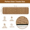 OJIA Boho Stair Treads Non-Slip Stair Runners for Wooden Steps
