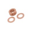 Partuto 12mm Inner Dia Copper Crush Washers Flat Car Sealing