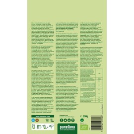 Purasana Organic Juice Powder Mix 200 g Barley Grass Juice Wheatgrass Juice Lucerne Juice Kamut Juice Oatgrass Juice Base Powder Completely Soluble