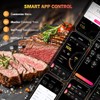 Termómetro de carne inalámbrico con 2 sondas, termómetro digital Bluetooth