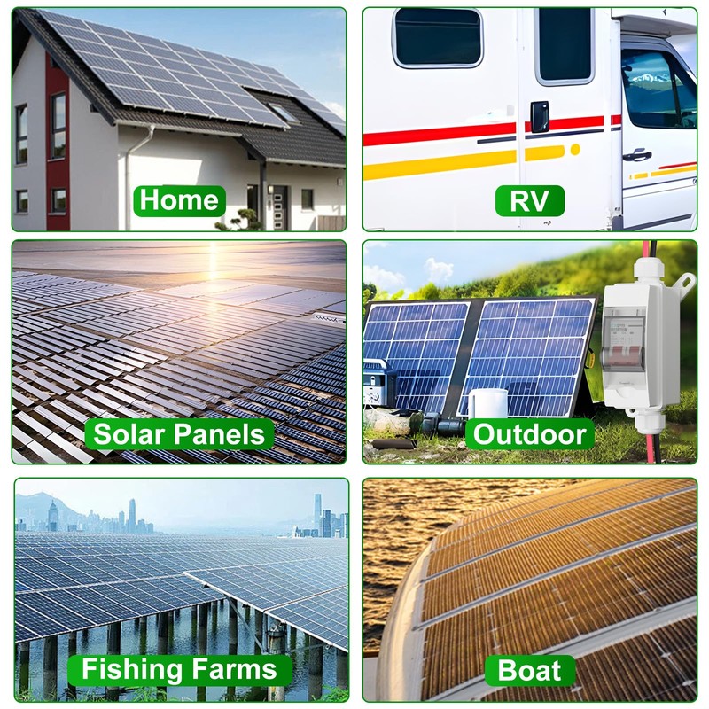 CNLonQcom Solar Panel Disconnect Switch 32 Amp 500V DC Miniature