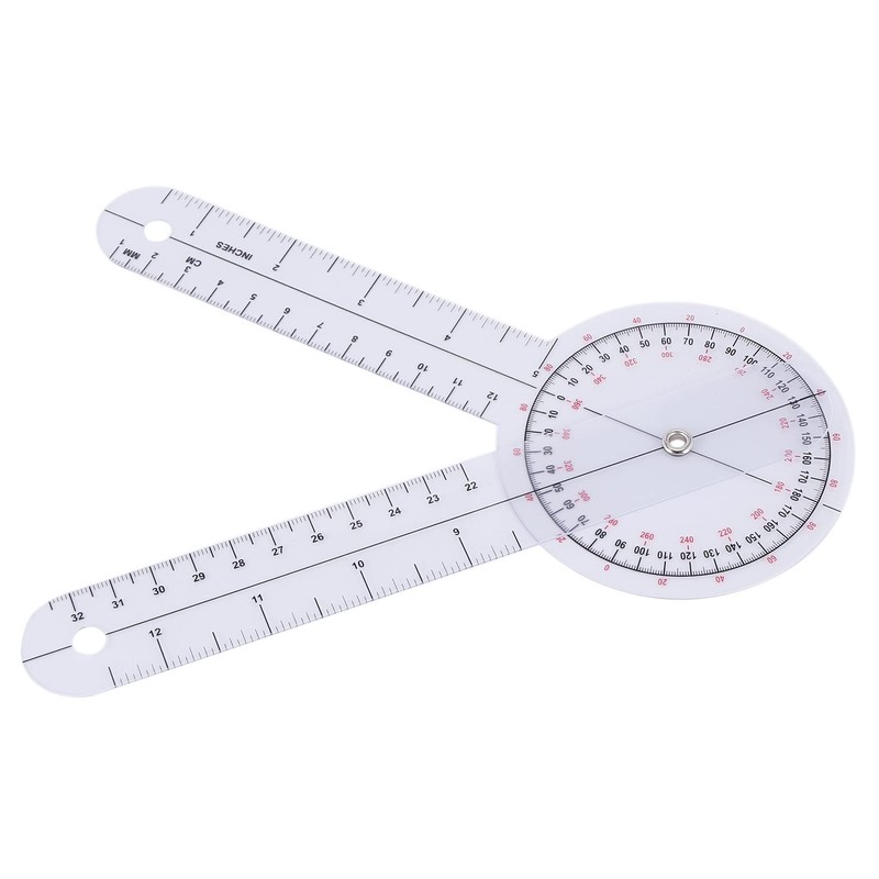 3Pcs/Set Spinals Goniometer Protractors Userful Multi-Ruler Goniometer Spinal Ruler 180
