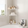 CICUFY Corner Shelf Stand Metal Bathroom Corner Shelf 3 Tier