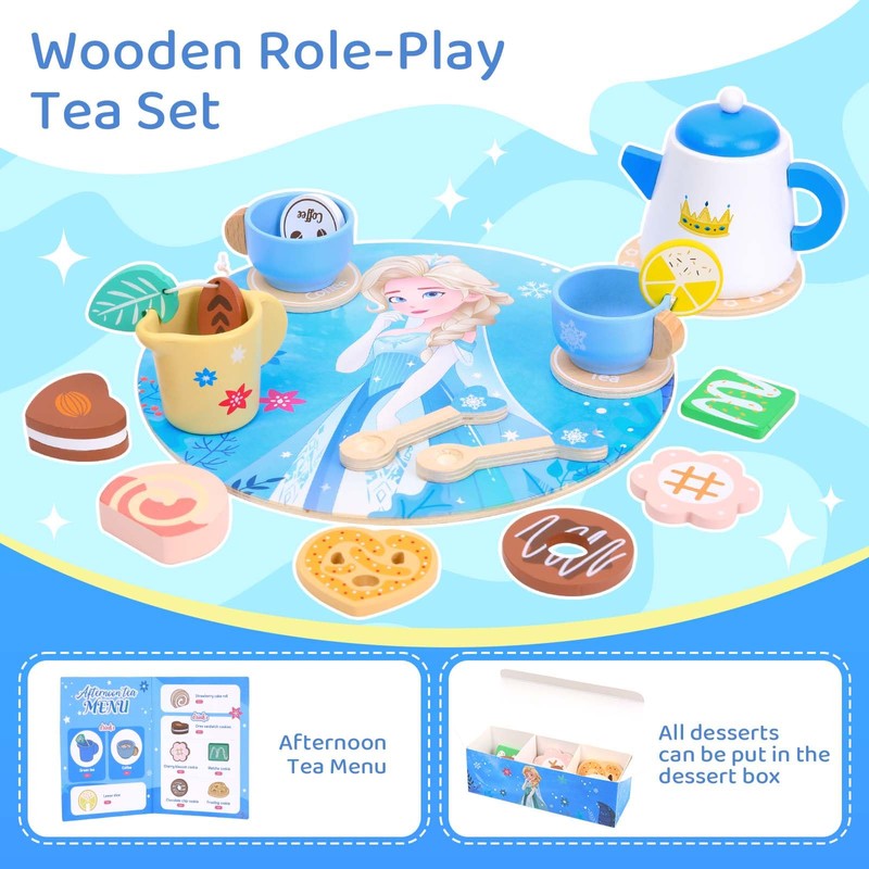 Meland Tea Set Kids for Kids Age 3-6