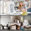 CIGAA Book Ends for Shelves, 1 Pair Heavy Duty Bookends