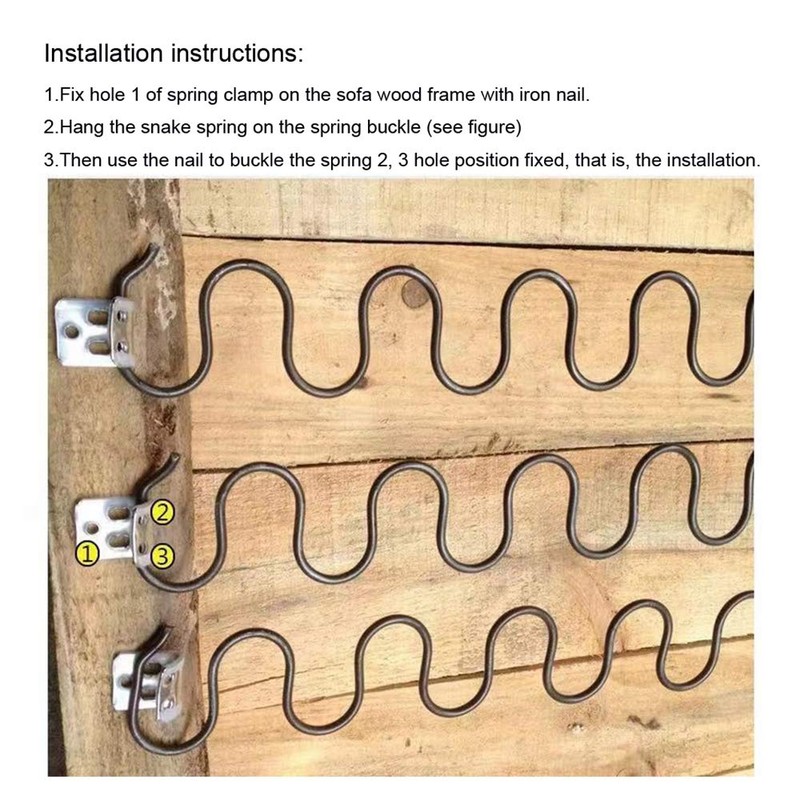 Upholstery S Spring Clip, S Clips, Chair & Sofa Spring
