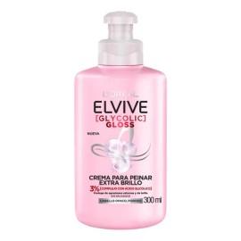 Crema Para Peinar Glycolic Gloss Ácido Glicólico Elvive