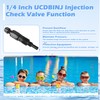 1/4 Inch UCDBINJ Injection Check Valve Replacement for Sten-ner Pump