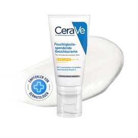 CeraVe CeraVe Facial Moisturizer with SPF 50, Cream for Dry to Very Dry Skin, Day Cream with Hyaluronic Acid and 3 Essential Ceramides, 52ml