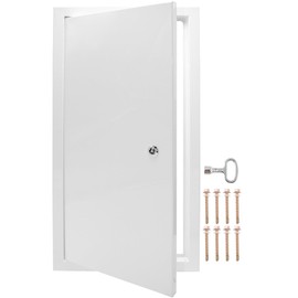 Thicken 1.2mm Drywall Access Panel, 14 x 29 Inch Access Door with Lock and Key, Heavy-Duty Wall Access Panel for Drywall, Ceiling and Plumbing