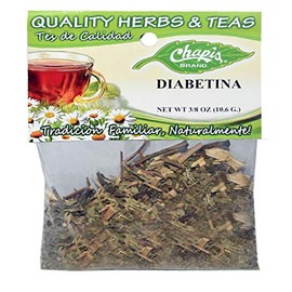 6 PIECES CHAPIS DIABETINA NATURAL HERBS HIERBAS Net Wt. 3/8 oz. (10.6 g)