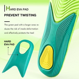 XINIFOOT Comfortable Replacement Shoe Insoles, Breathable Shock Absorption Inserts for Working Daily Use