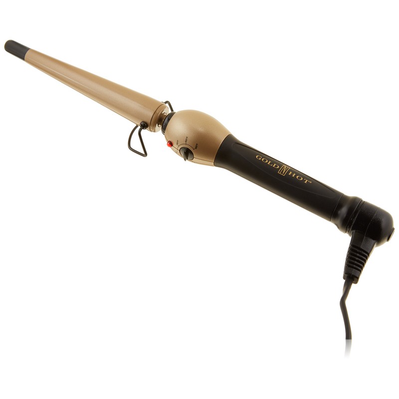 Gold 'N Hot Ceramic Conical Iron, 1 Inch