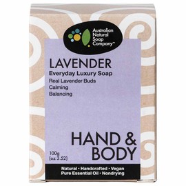 Australian Natural Soap Company Hand & Body Soap - Lavender, 100g
