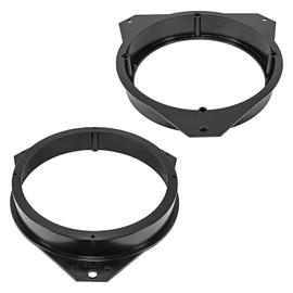tomzz Audio 2808-007 Speaker Rings Adapter Brackets Compatible with Citroen Peugeot Berlingo Partner Front Door for 165 mm DIN Speaker