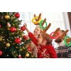 2 Pack Inflatable Reindeer Antler Ring Toss Game(2 Antlers 10
