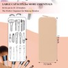 Sakolla Travel Makeup Brush Holder, Silicone Makeup Brush Bag with