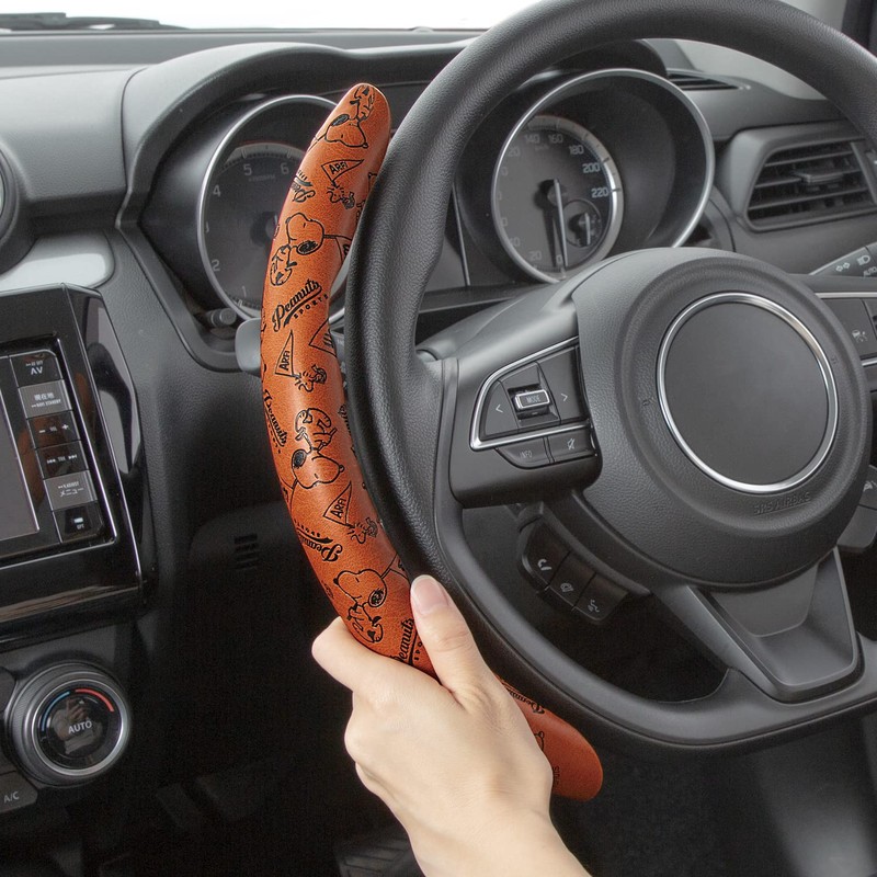 Bonform 6926-15CA Steering Wheel Cover, QK Snoopeach, Easy Installation, For