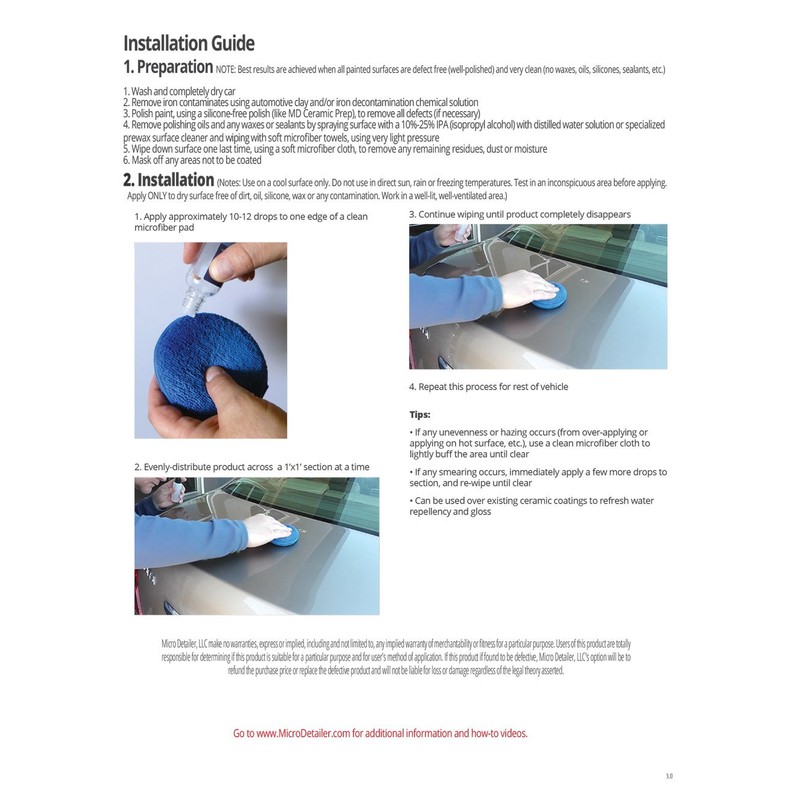 Micro Detailer MD Ceramic 240—Easy-to-Use, Ceramic Paint Coating (4 OZ.