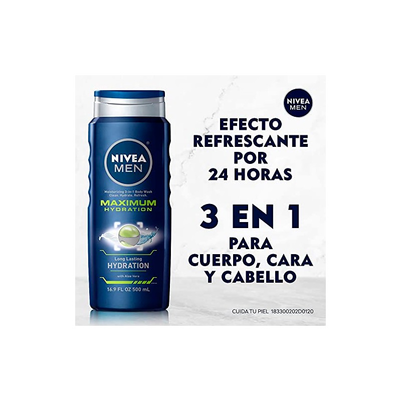 NIVEA MEN Jabón Líquido Corporal 3 en 1 Originals (500