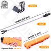 Cattle Prod, Newest Waterproof Cattle Prod Stick with LED Light,