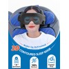 SARISUN Travel Pillow Combo with Chin Strap, Airplane Pillows with