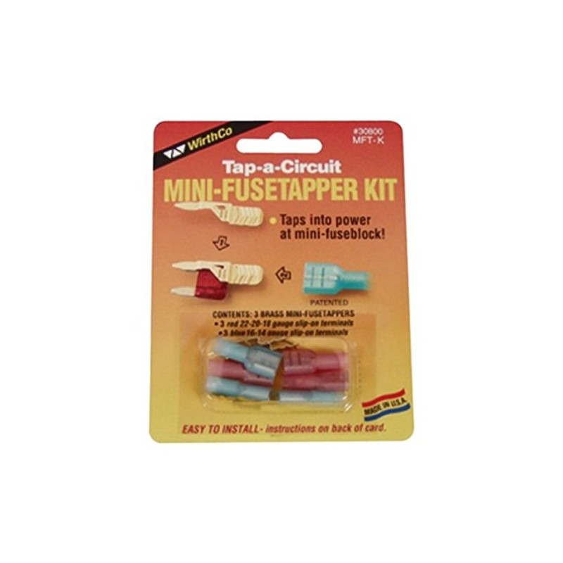 WirthCo 30800 Battery Doctor Fuse Tap Kit for Mini Fuses