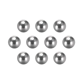 sourcing map 10pcs of Premium 304 Stainless Steel Ball Bearings, 3.175 mm, G5