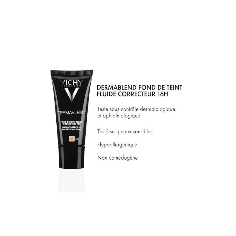 Vichy Dermablend smooth 35 sand 30ml base de maquillaje fluida