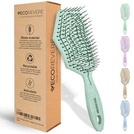 Detangler Brush For Women, Men & Kids - Anti-Static Detangling Hair Brush - Vented brush with 360° Flex Gently removes knots Without Breakage., Dry and Wet Brush For Thick, Fine, Natural & Curly Hair