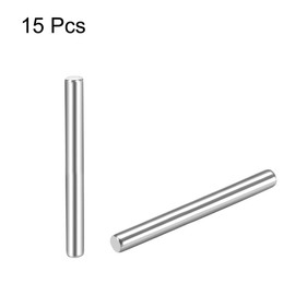 sourcing map Pack of 15 Cylinder Pins 304 Stainless Steel Wood Bunk Bed Dowel Pins Shelf Pegs Support Shelves 1.5 x 20 mm (approx. 1/16 Inch)