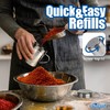 EHOMEA2Z Stainless Steel Dredge Shaker Ideal For Salt, Spice, Sugar,