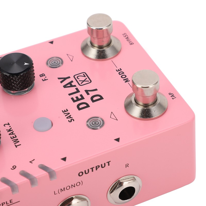 Stereo Delay Effect Electric Guitar Single Effector Support Storage with