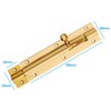 TERF Door Bolt Polished Brass Barrel Slide Lock 150mm [6'']