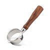 58mm 3 Ears Stainless Steel Bottomless Naked Portafilter Wooden Coffee