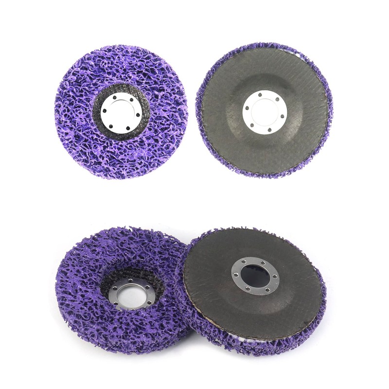 QWORK® 5Pcs Angle Grinder Discs, 4.5Inch/115Mm Discs Stripping Wheel, For