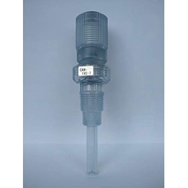 Walchem Injector/Injection Check Valve 3/8 inch OD Connection Material is PVC and FKM Part Number CAN-1VC-7
