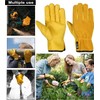 WFX Leather Working Gloves Work Gardening Gloves Thorn Proof Garden