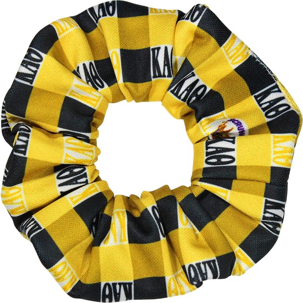 Kappa Alpha Theta Sorority Scrunchies Officially Licensed Greek Letter Plaid Bid Day Ponytail Holders Scrunchie King Made in the USA