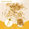 100 Pcs Gold Split Pins - 8x16mm Metal Paper Fasteners