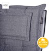 LILENO HOME Garden Chair Cushions in Grey Y [Set of
