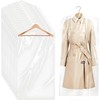 12 Pack Plastic Clothes Covers, 60 * 90cm Clear Clothes