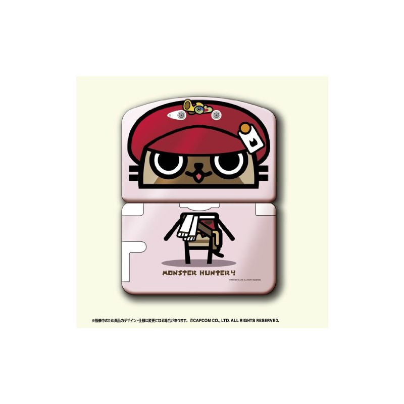 ニンテンドー3DSLL専用 モンスターハンター4 フェイスカバー 郵便屋さん
