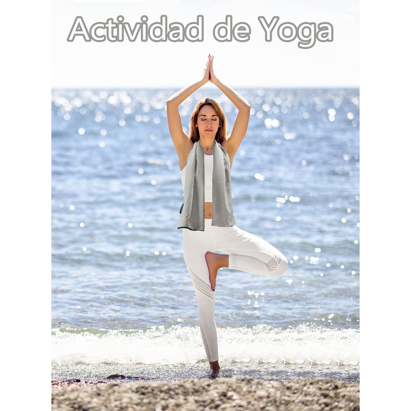 3 Pzas Toalla de Microfibra, Toalla Deportiva Súper Absorbente de