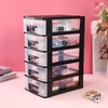 Toyvian Mini Drawers Organizer 5 Drawer Storage Organizer Storage Bins